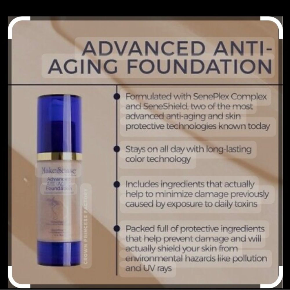 MakeSense Advanced Anti-Aging Foundation - Picture 2 of 3